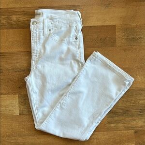 Excellent Used Condition. Madewell Kick Out Crop Jeans Size 29